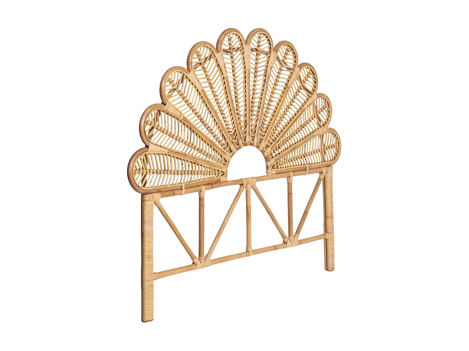 Tête de lit en rotin naturel Rattan