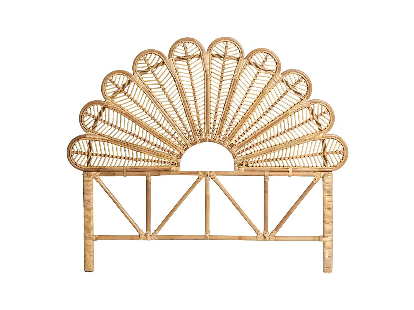 Tête de lit en rotin Rattan