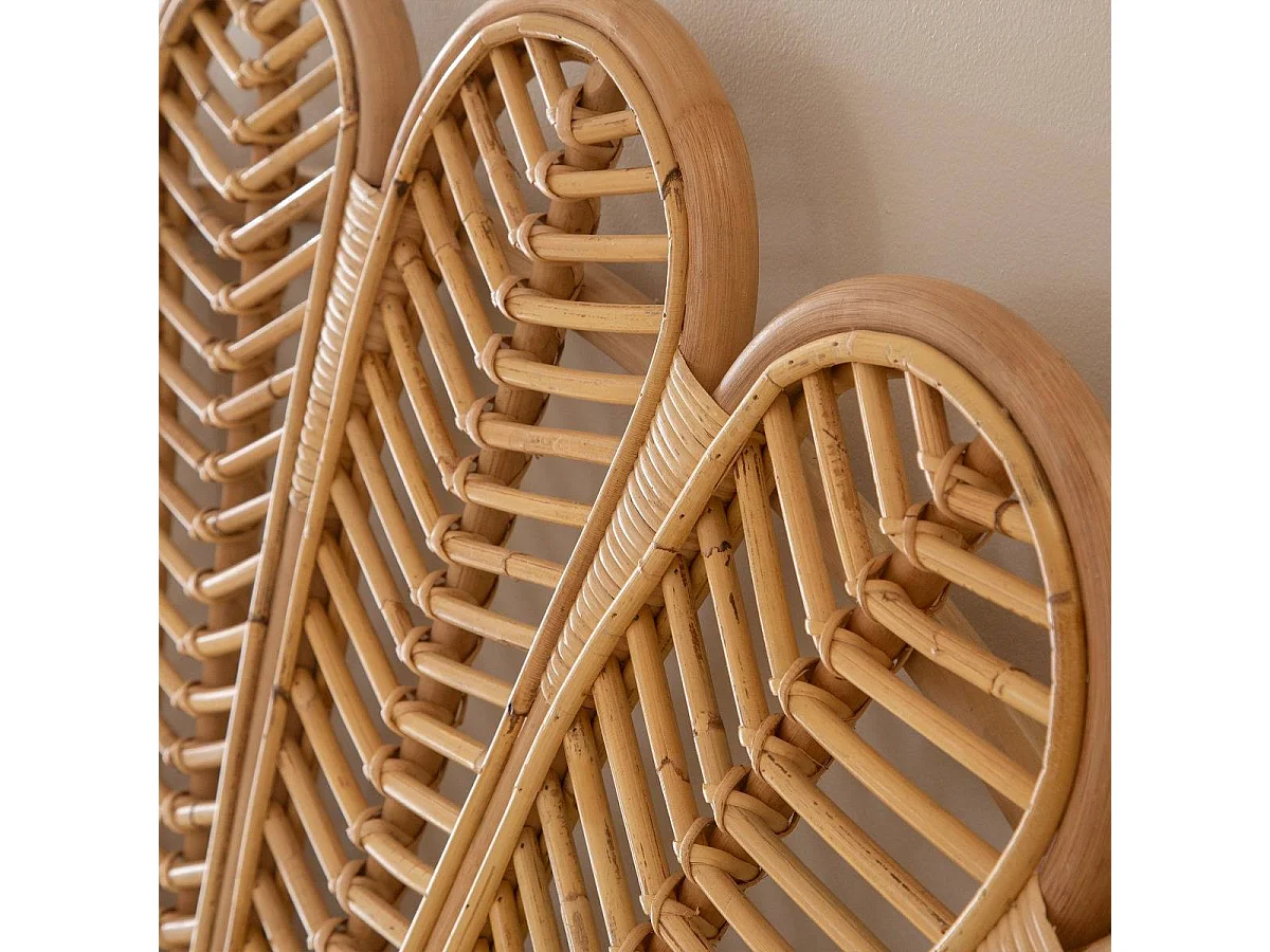 Tête de lit en rotin naturel Rattan