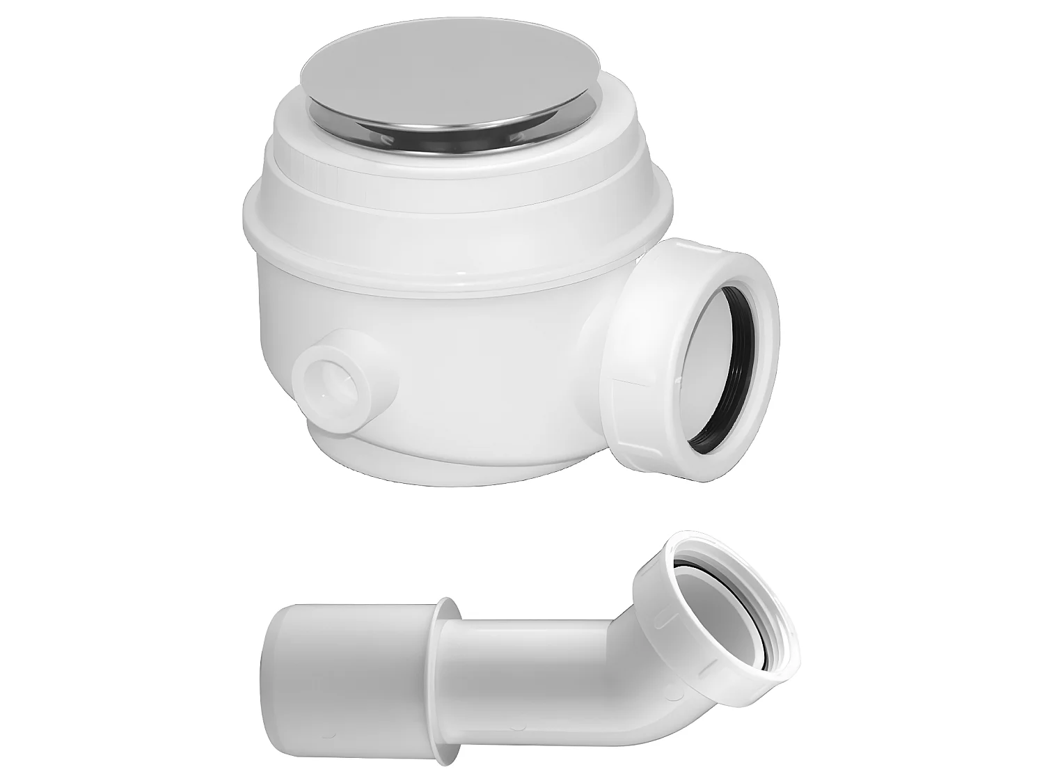 Siphon Pour Baignoire Avec Bonde Chrome