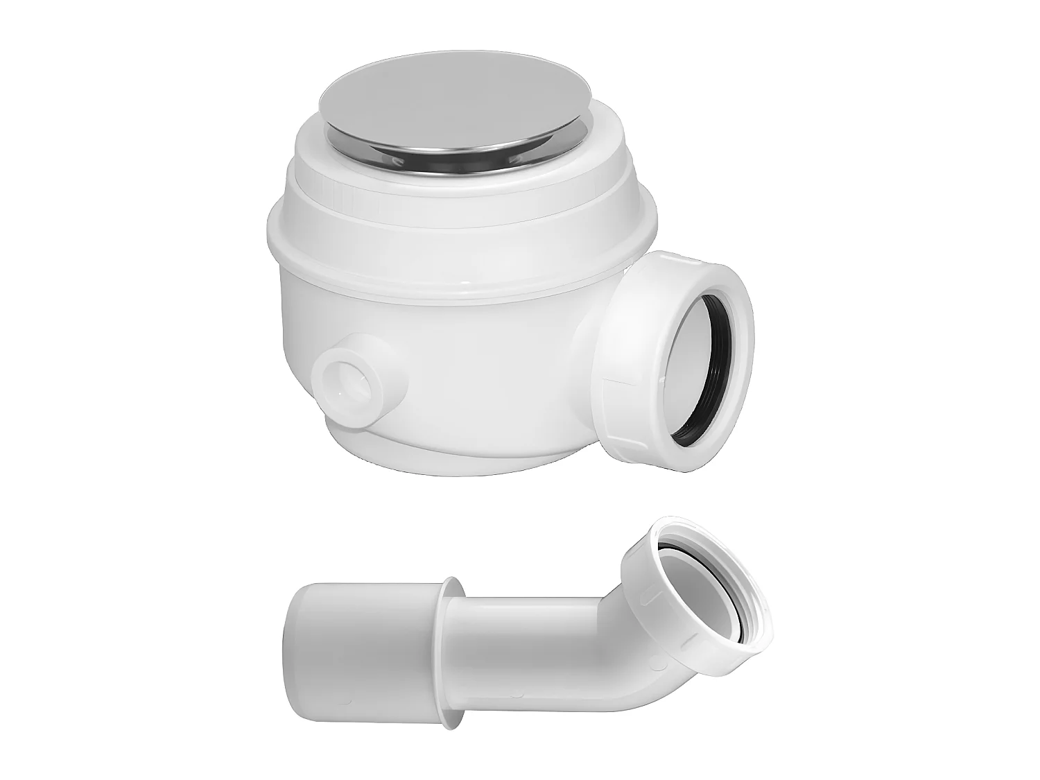 Siphon Pour Baignoire Avec Bonde Chrome
