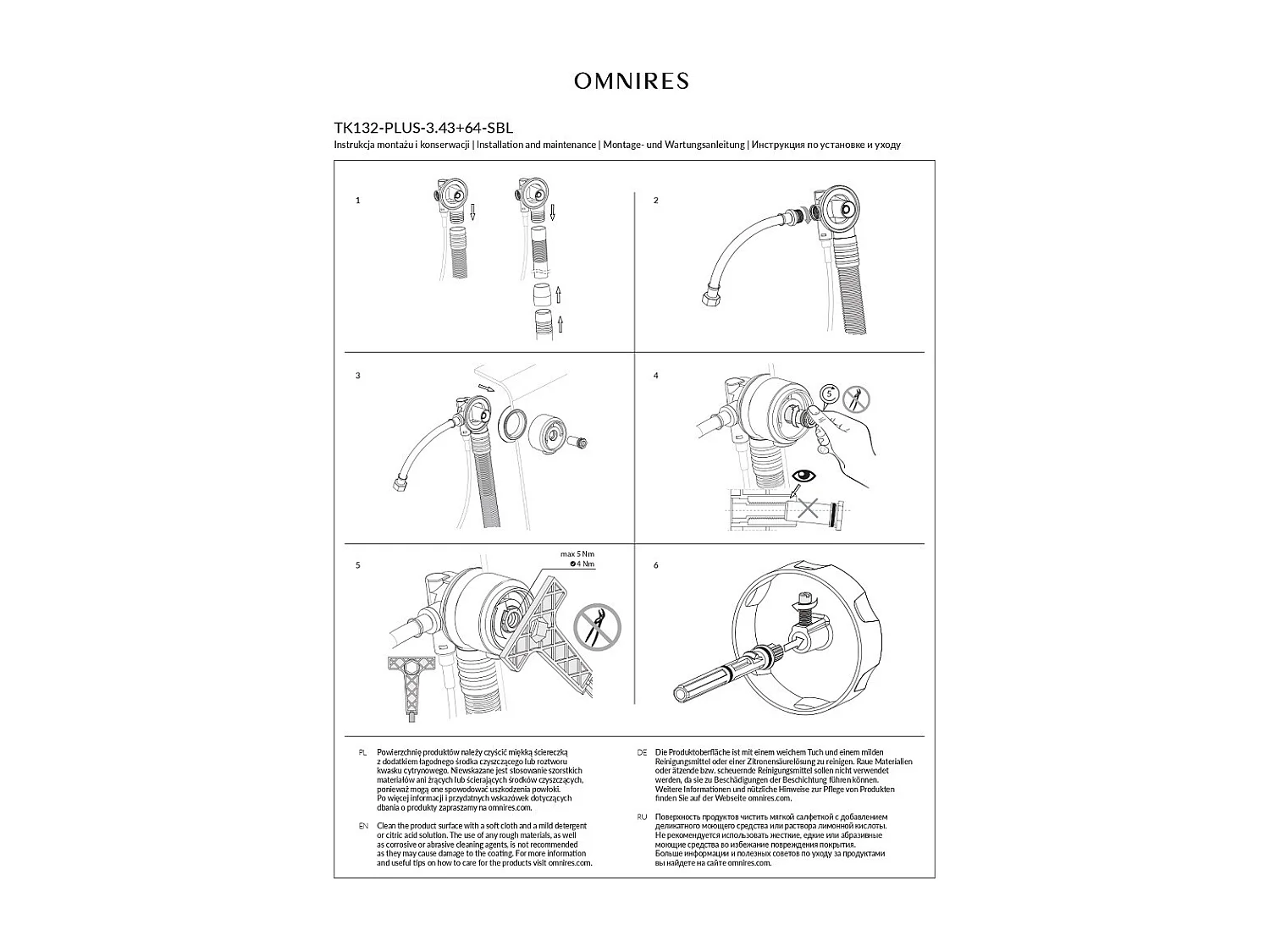 Ensemble de vidange de baignoire avec bonde extra-plat en laiton - Doré