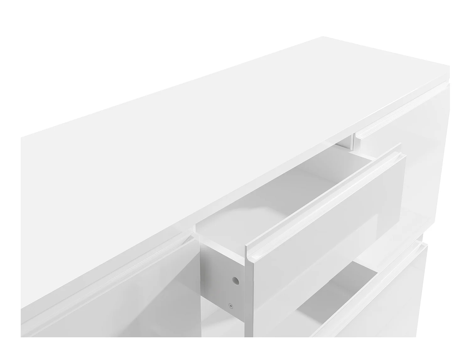 Mueble de baño flotante color blanco - 150x50 cm - JIMENA II