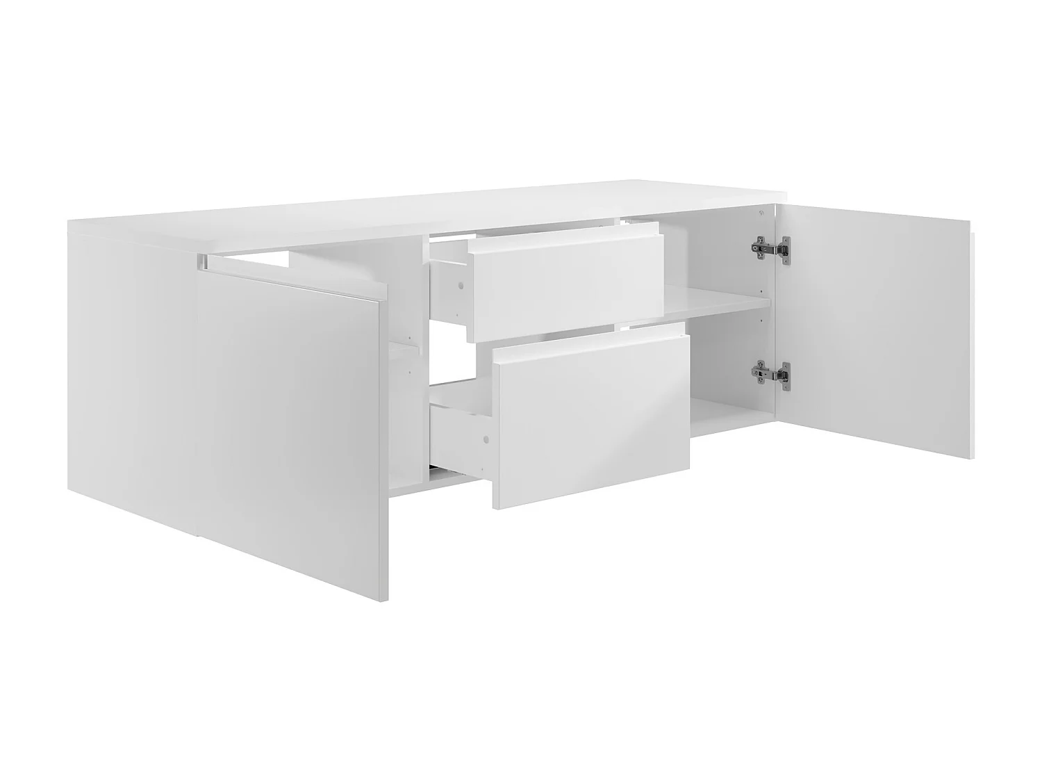 Tvättställsskåp väggmonterad vit 150 cm JIMENA II