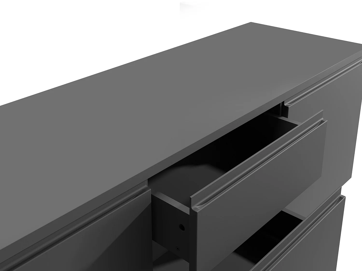 Meuble sous vasque suspendu - Gris - 150 cm - JIMENA II