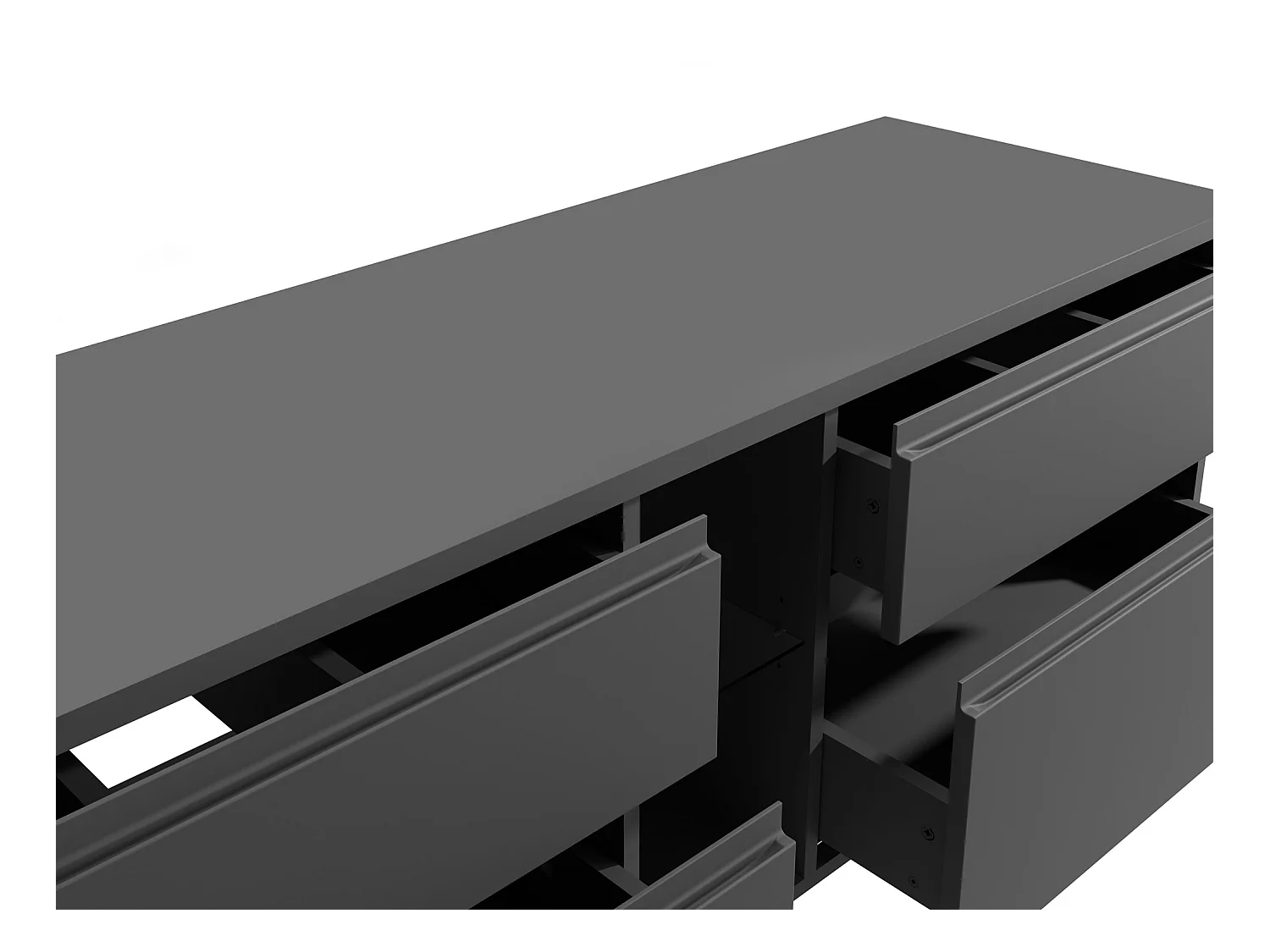 Hangmeubel onder wastafel - Grijs - 150 cm - MAGDALENA II
