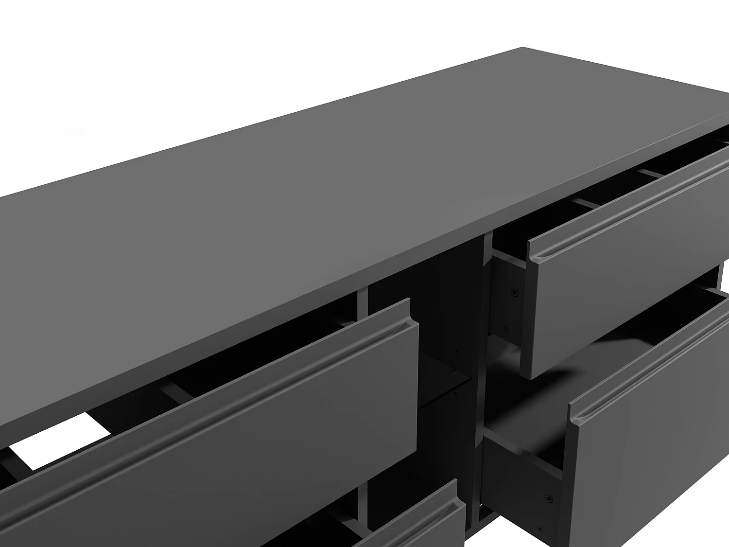 Mobile sotto lavabo sospeso 150 cm Grigio - MAGDALENA II