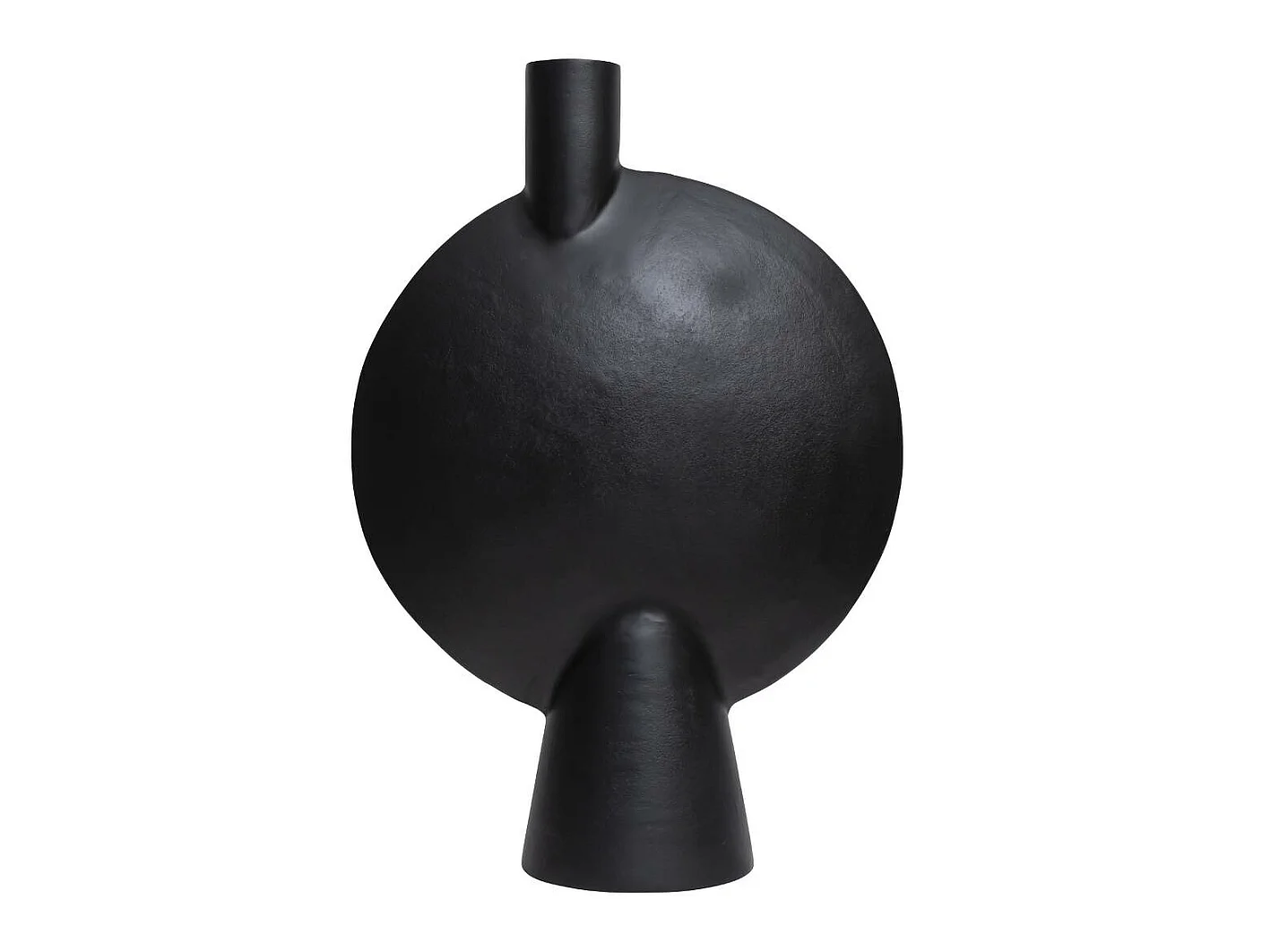 Grand vase noir Hortensia