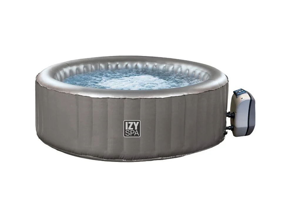 NETSPA SP-IZY125 - Aufblasbarer Spa Izy - 2 + 1 Plätze - 175 x 70 cm - Die Referenz für graue aufblasbare Spas