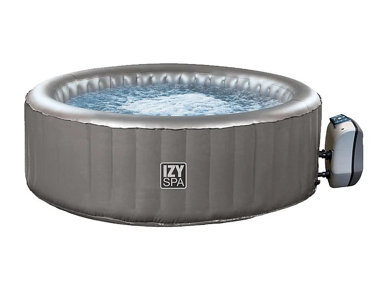NETSPA SP-IZY125 - Aufblasbarer Spa Izy - 2 + 1 Plätze - 175 x 70 cm - Die Referenz für graue aufblasbare Spas