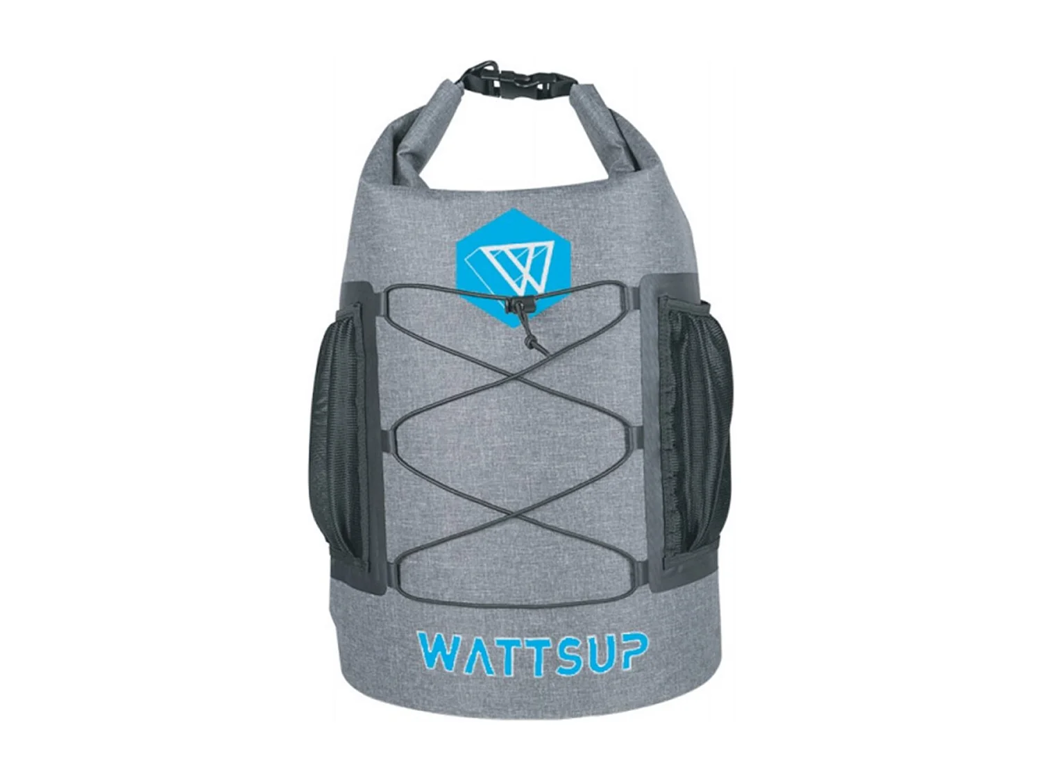 Wattsup Deck Bag 22L Borsa impermeabile - Tessuto TPU ad alta densità - Rete per il carico e lo stoccaggio di 2 bottiglie