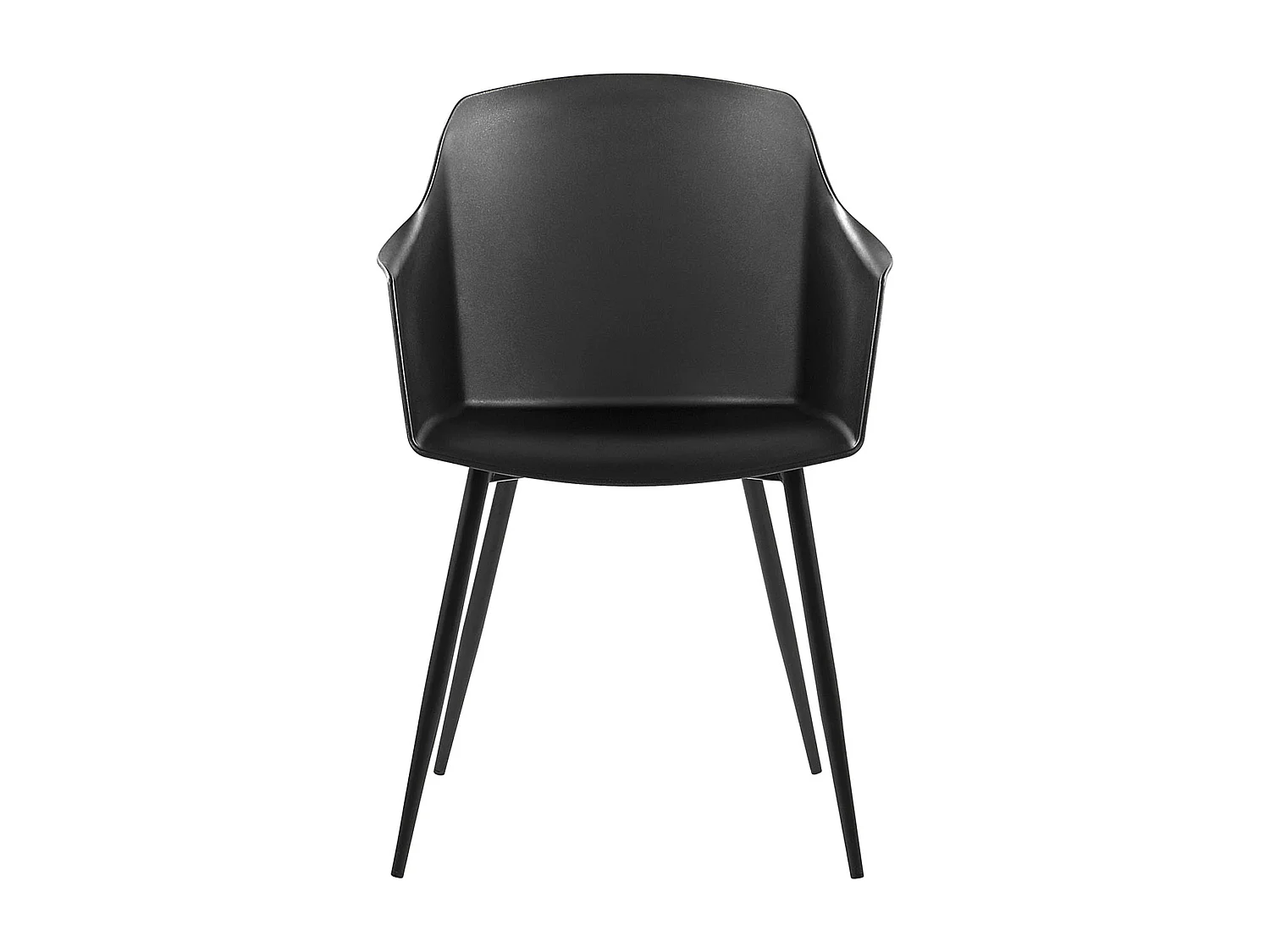 Lot de 2 chaises de salle à manger FONDA Noir