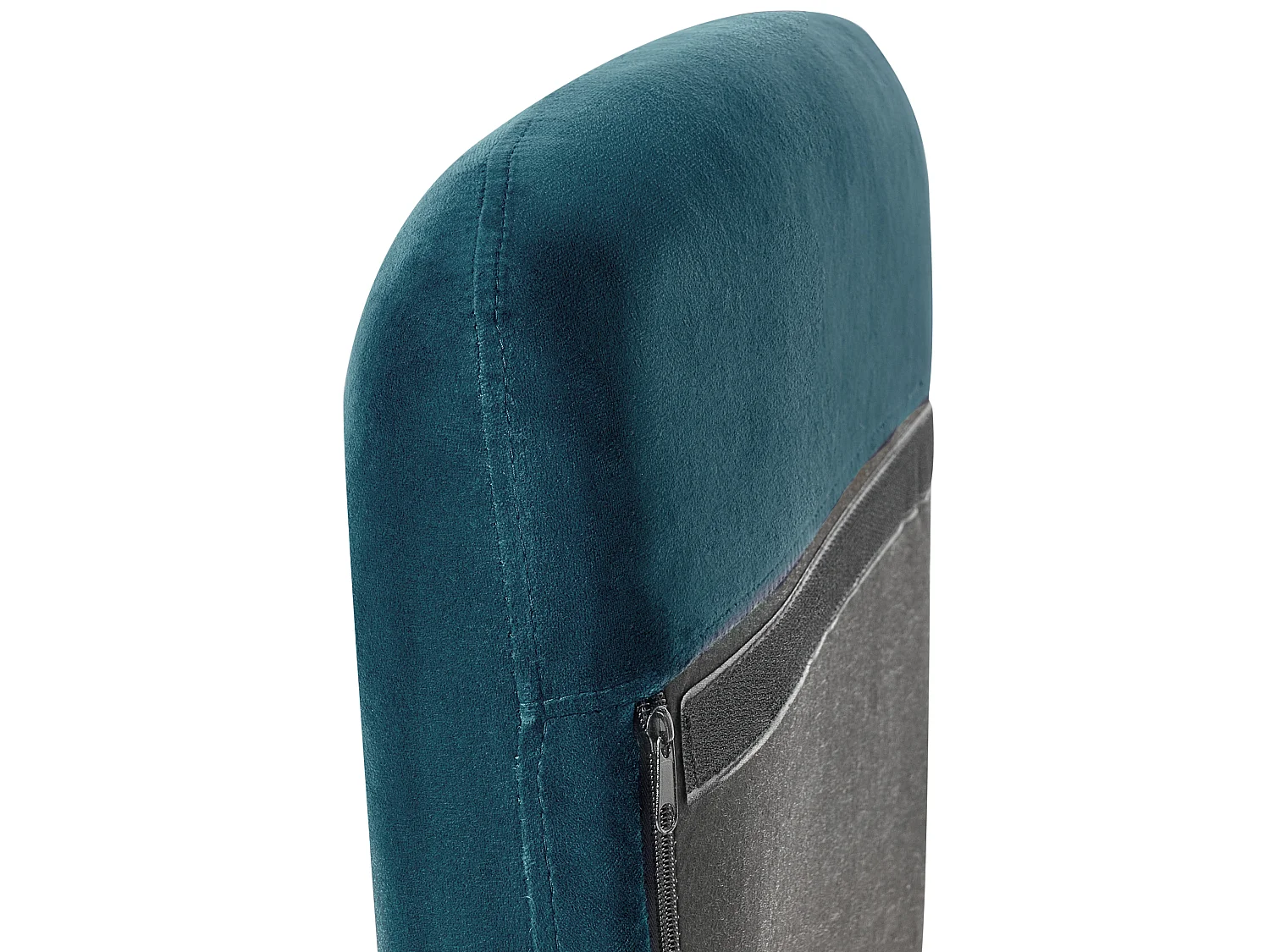 Fauteuil à bascule ELLAN Velours Bleu azur