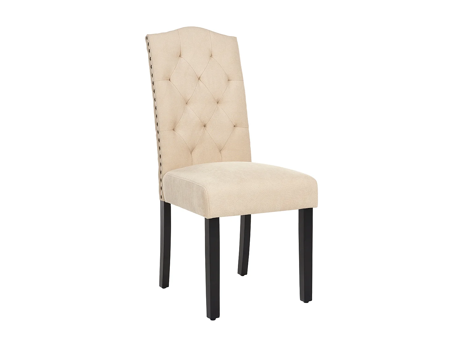 Set van 2 eetkamerstoelen SHIRLEY Beige