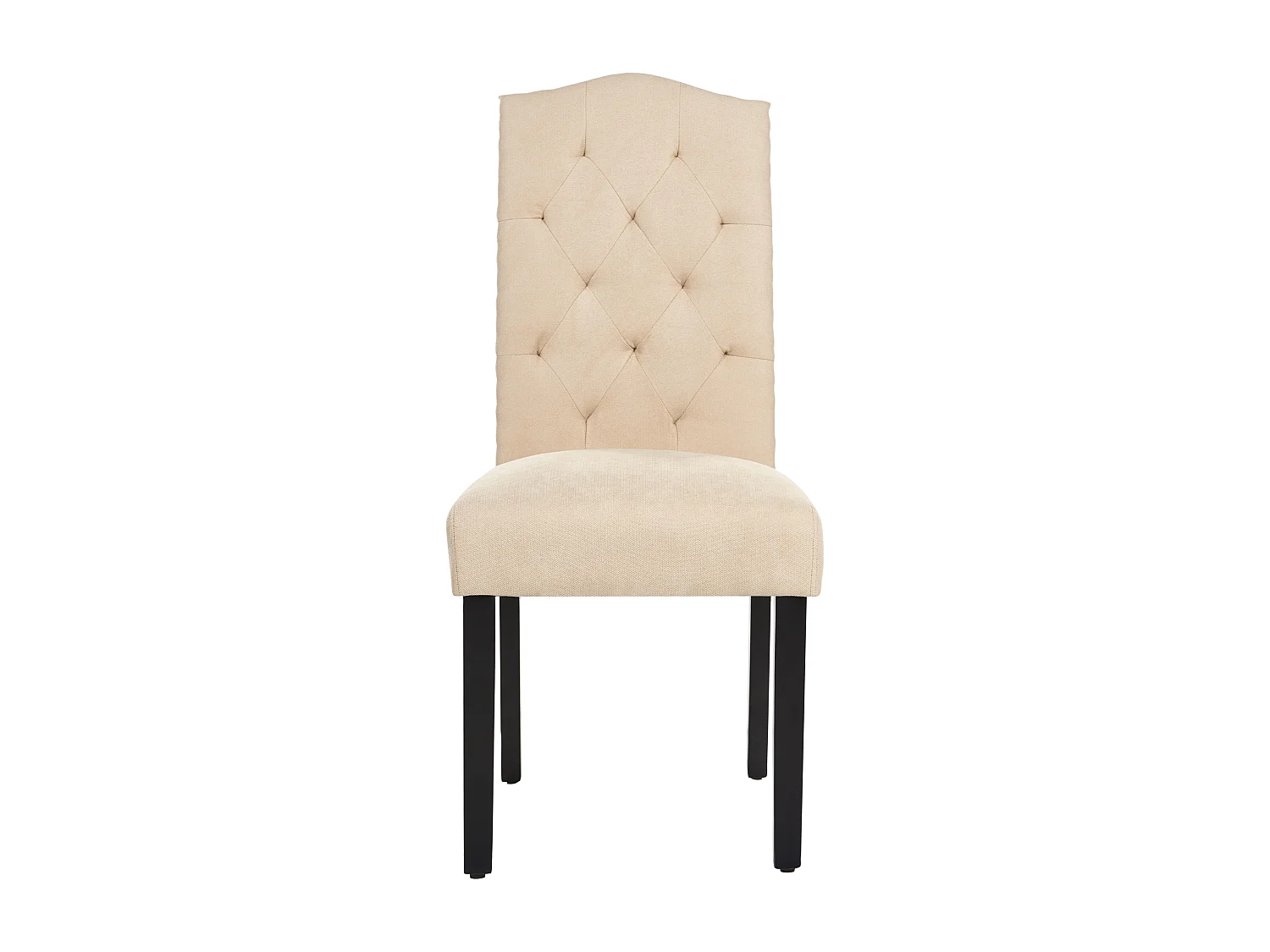 Set van 2 eetkamerstoelen SHIRLEY Beige