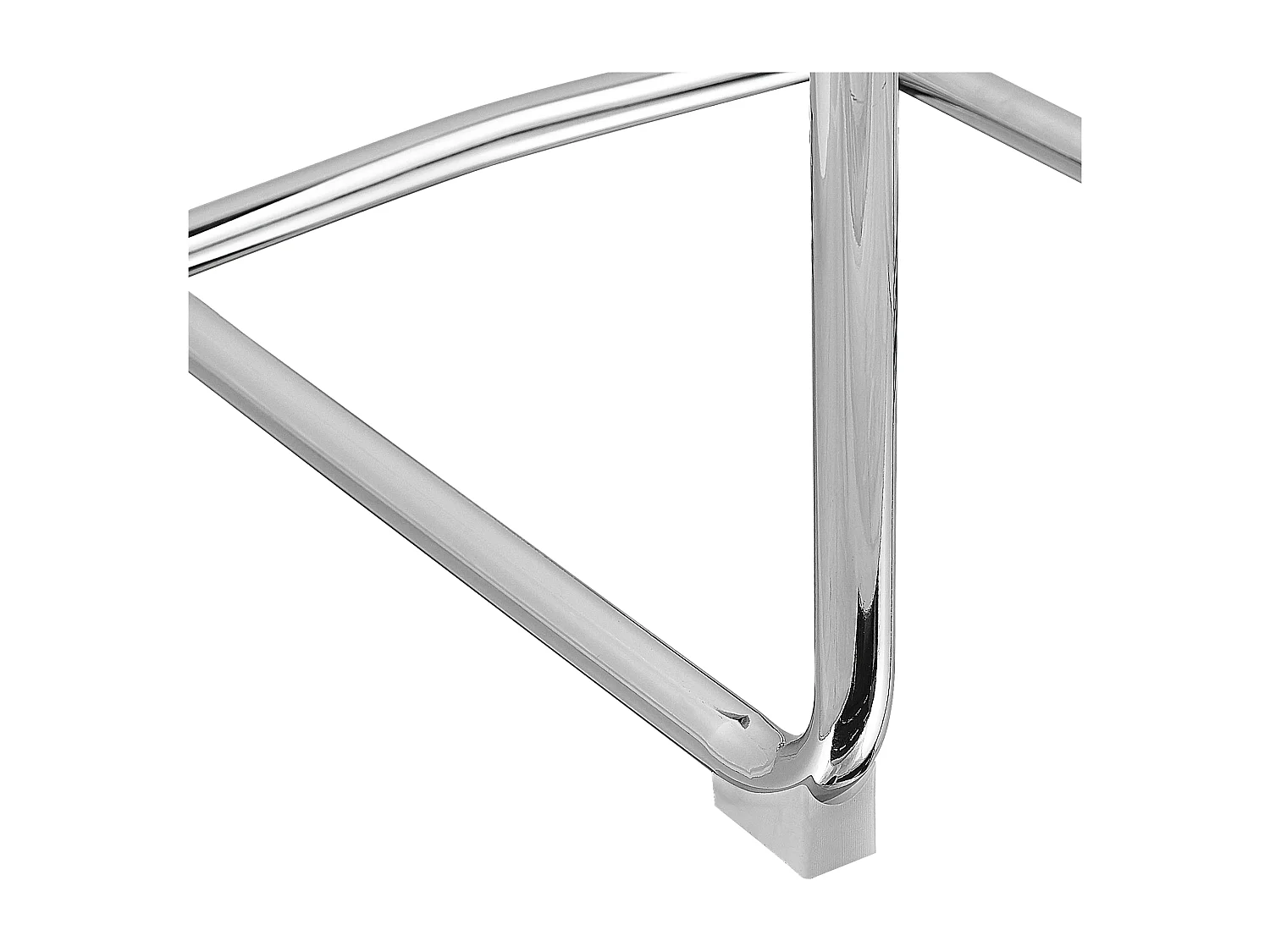 Conjunto de 2 sillas de comedor ROVARD Piel sintética Blanco crema