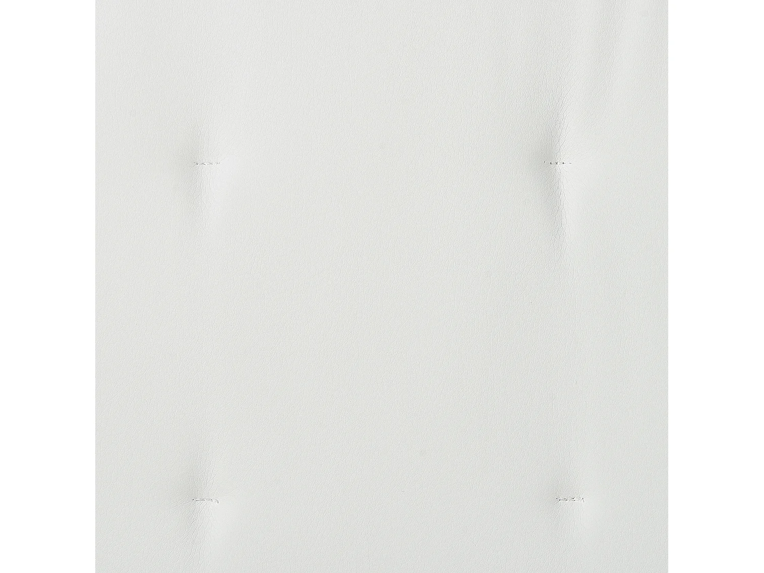 Conjunto de 2 sillas de comedor ROVARD Piel sintética Blanco crema