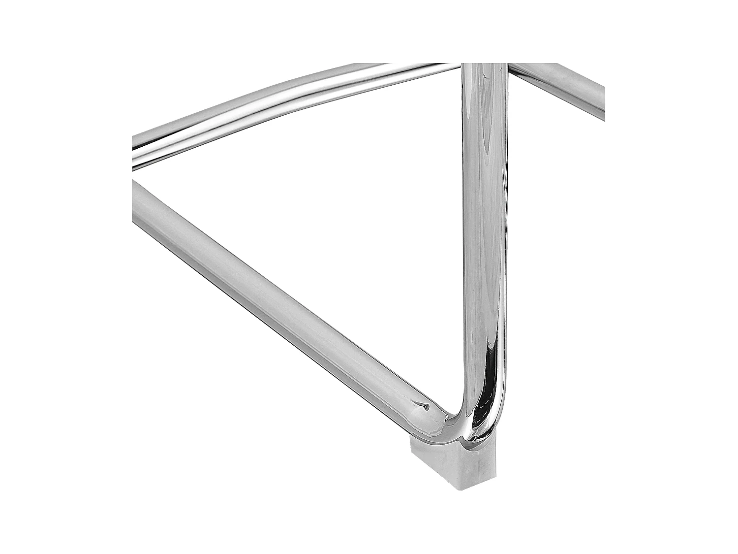 Modernes Esszimmerstuhl Set 2 Stühle beige Kunstleder/Metall Rovard