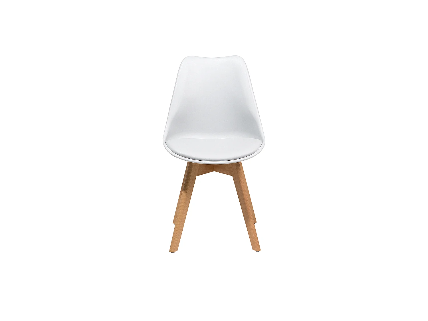 Lot de 2 chaises de salle à manger DAKOTA II Blanc