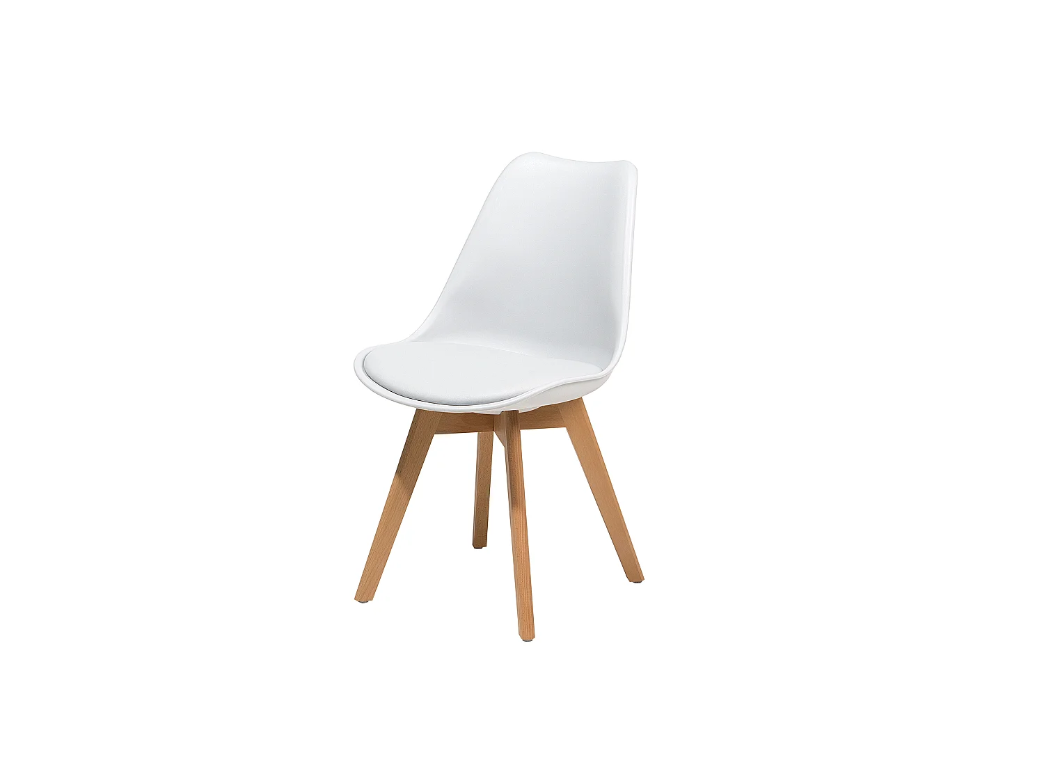 Lot de 2 chaises de salle à manger DAKOTA II Blanc