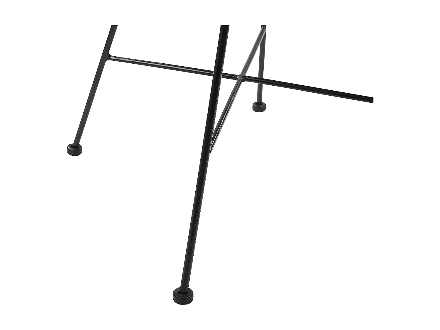 Sedia da pranzo CANORA Rattan Nero