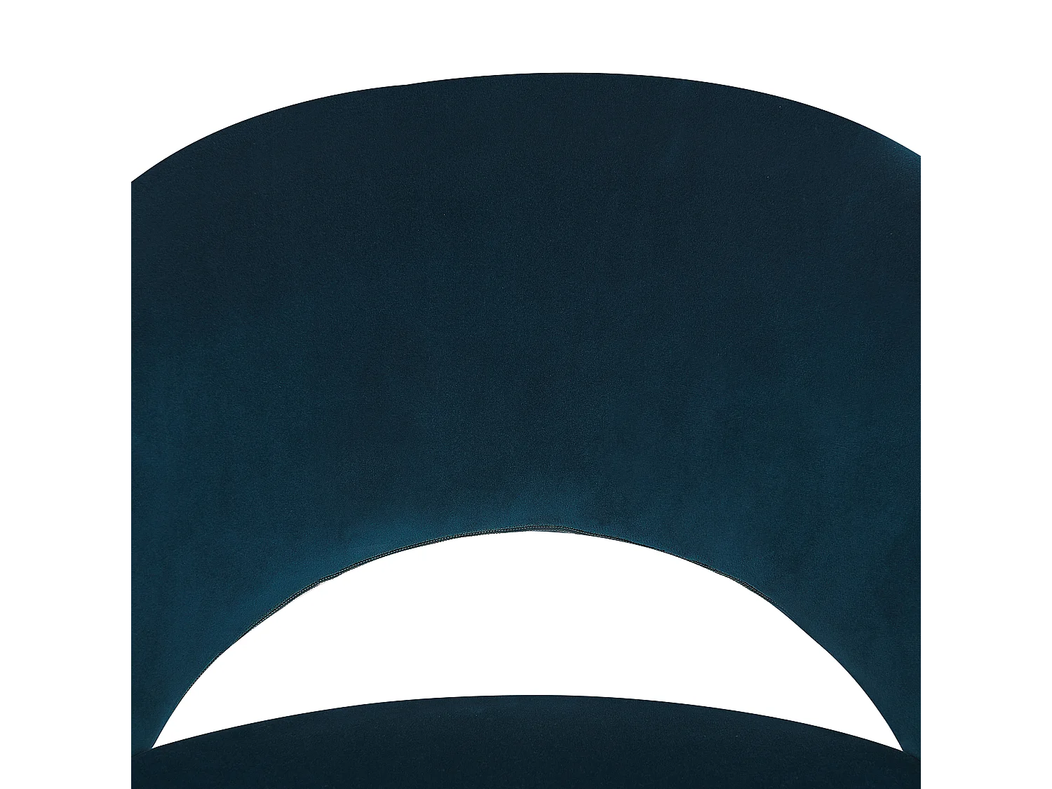 Moderner Esszimmerstuhl 2er Set aus Samtstoff blau mit Muster Vivian