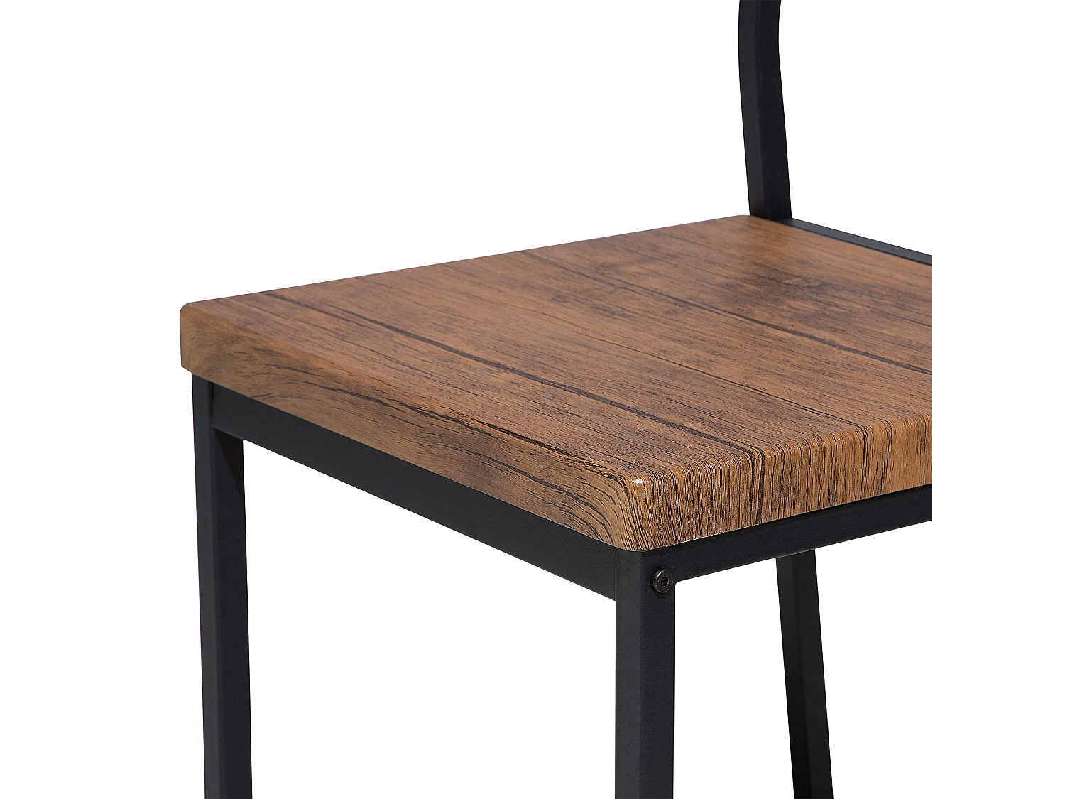 Set di 6 sedie da pranzo LAREDO Marrone/Nero