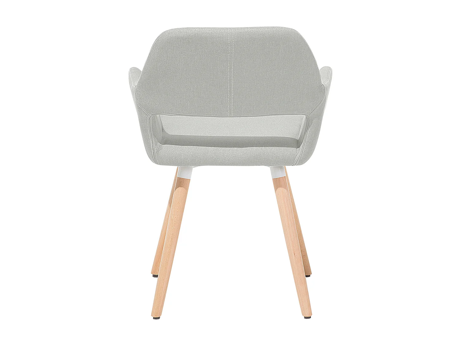 Lot de 2 chaises de salle à manger CHICAGO Gris clair