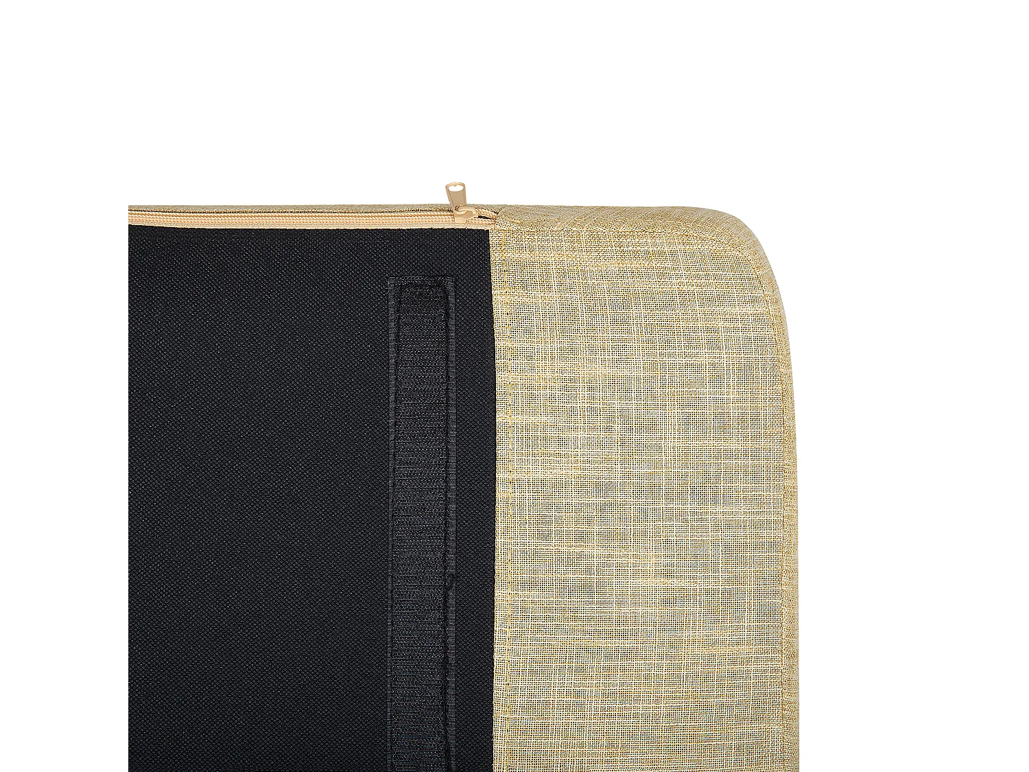 Fauteuil à bascule ARRIE Tissu Jaune