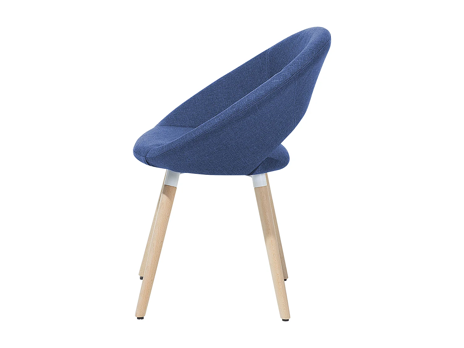 Lot de 2 chaises de salle à manger ROSLYN Bleu marine