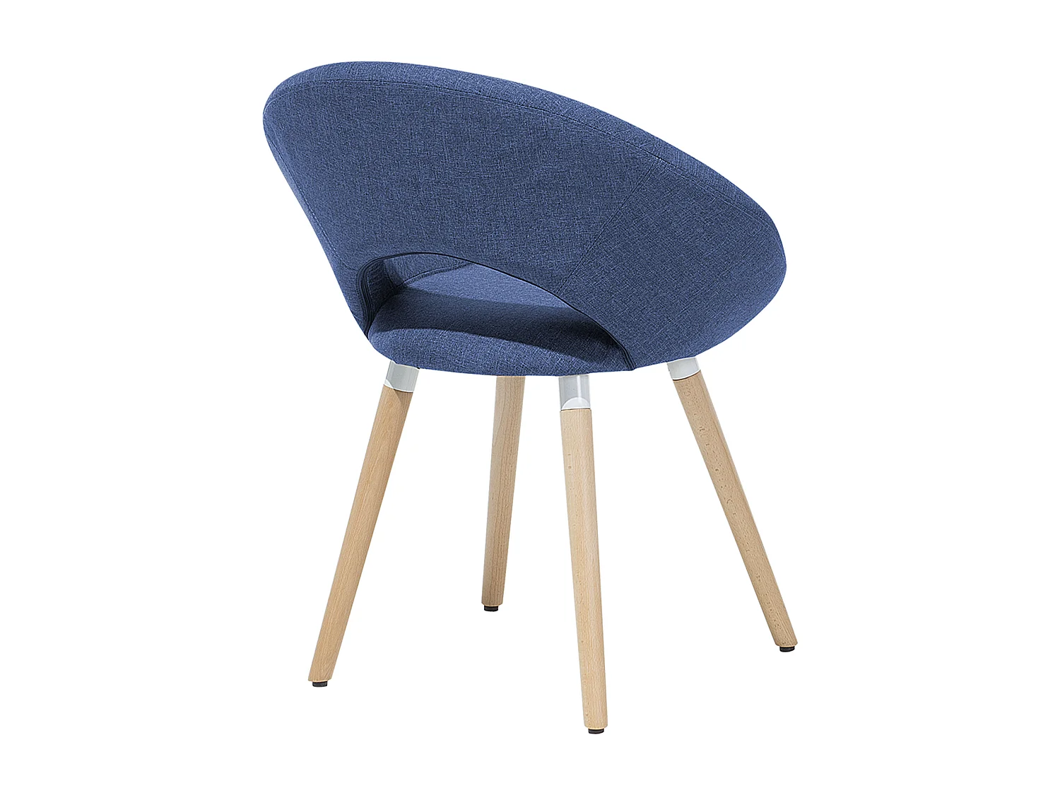 Lot de 2 chaises de salle à manger ROSLYN Bleu marine