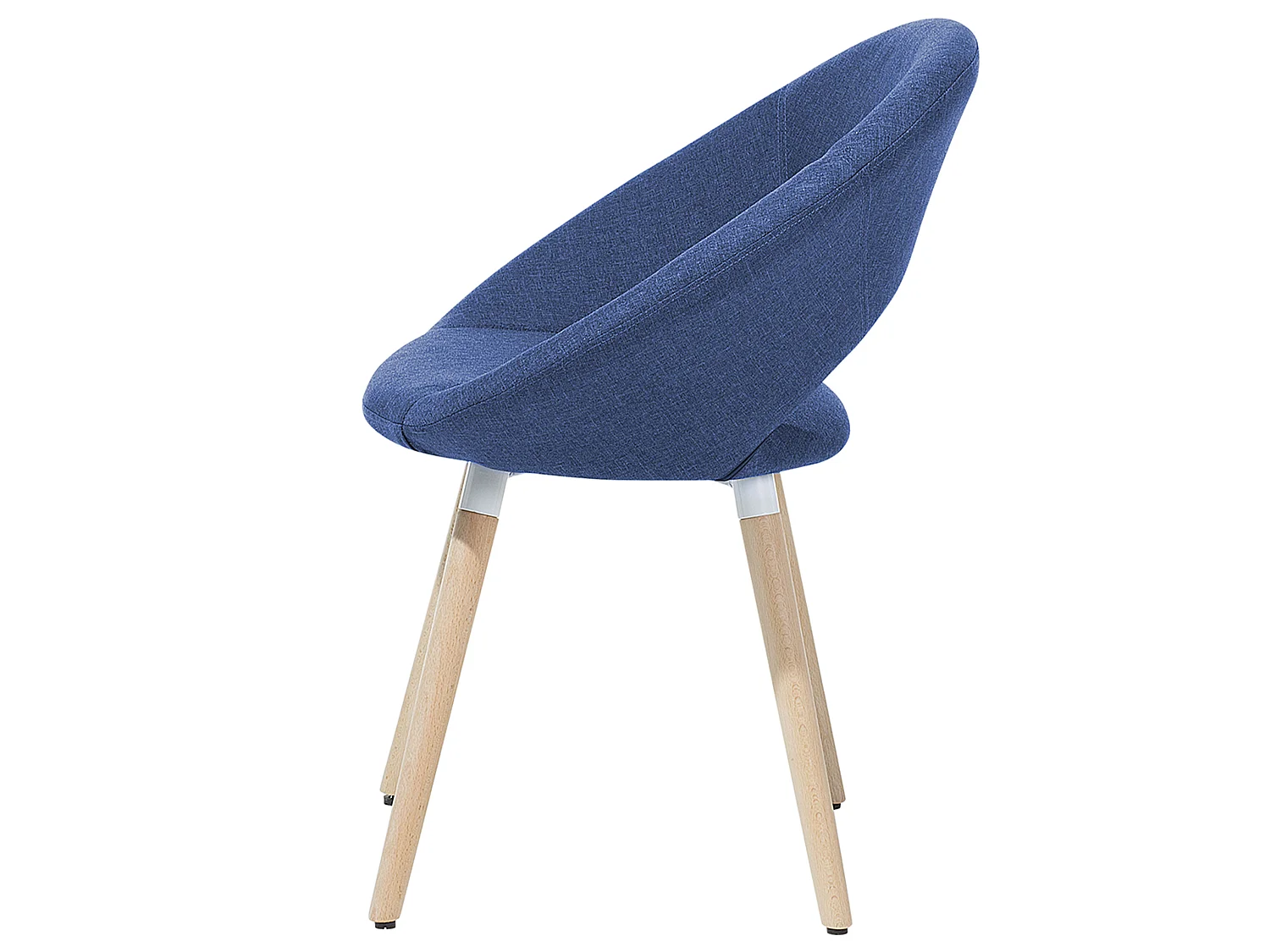 Lot de 2 chaises de salle à manger ROSLYN Bleu marine