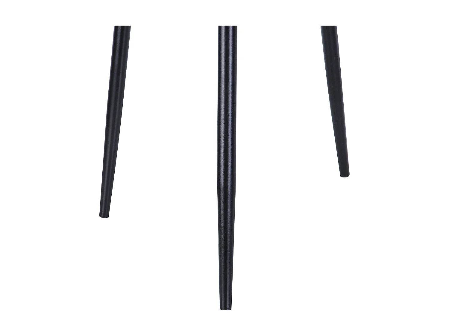 Conjunto de 2 cadeiras de jantar MARIBEL Pele sintética Cinzento claro