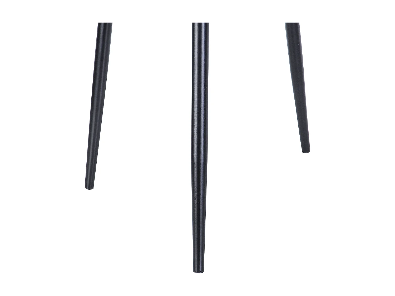 Lot de 2 chaises de salle à manger MARIBEL Cuir PU Marron doré