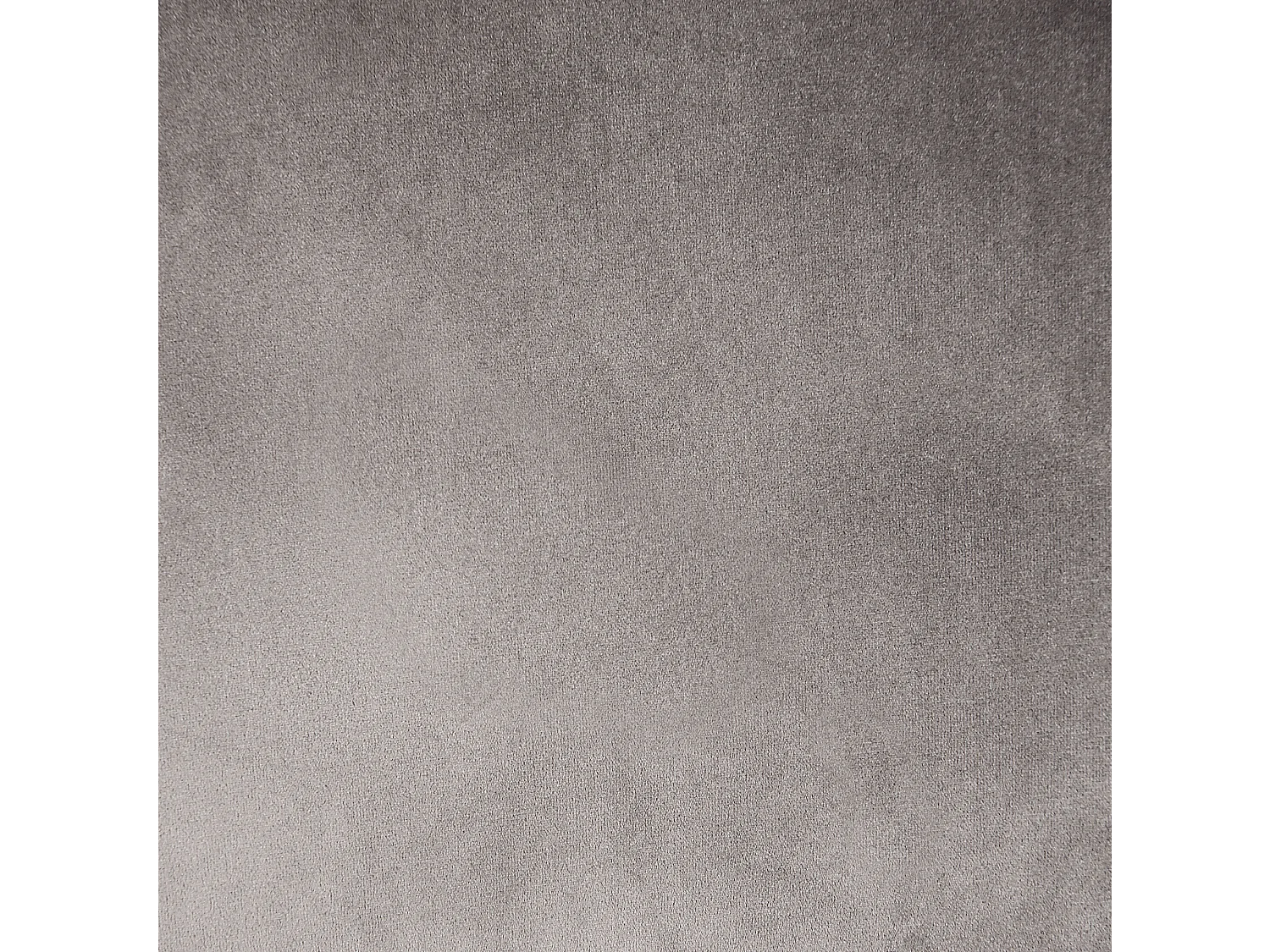 Esszimmerstuhl 2er-Set Samtstoff grau mit schwarzem Metallgestell Retro Covelo