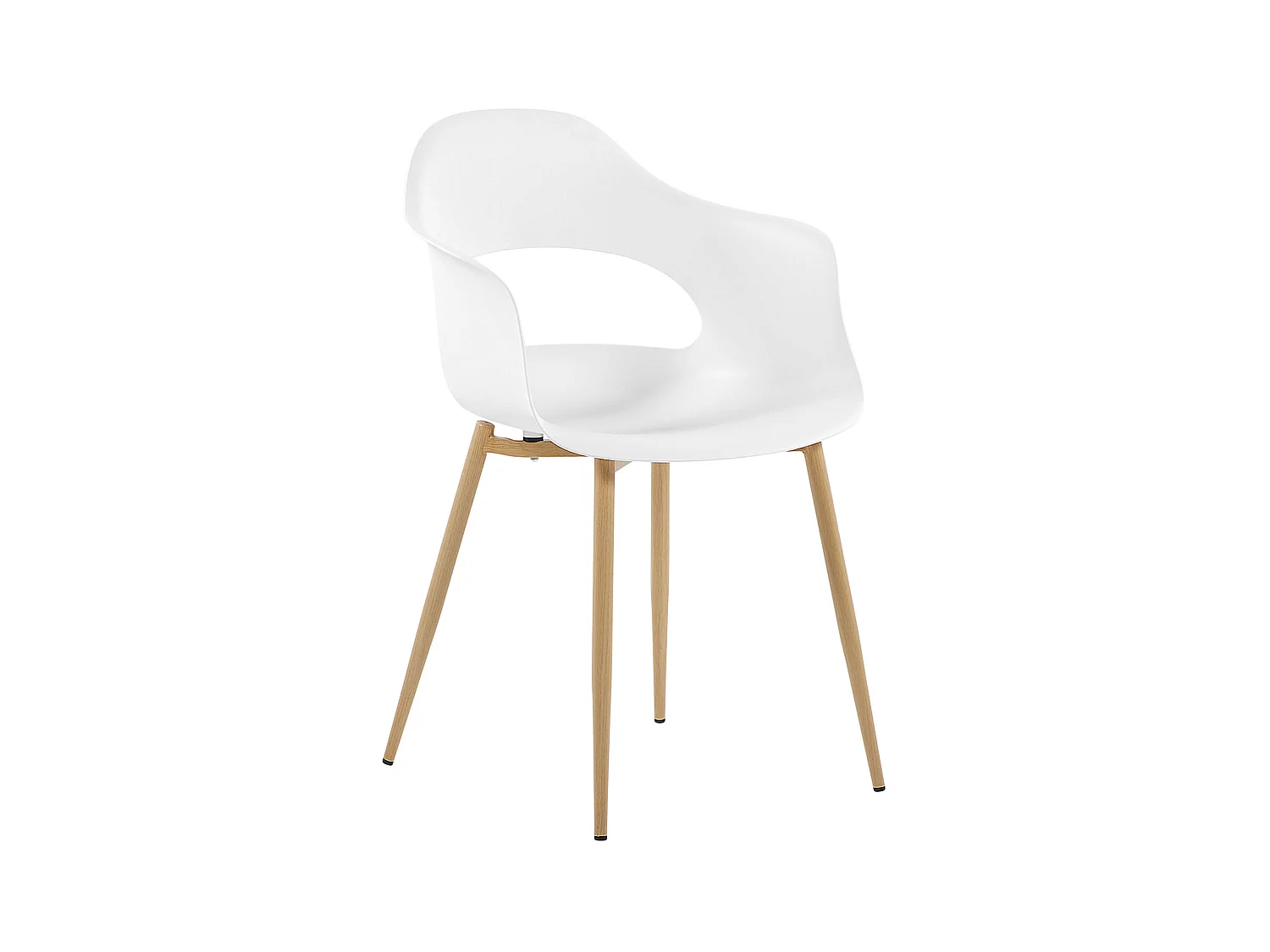 Set van 2 eetkamerstoelen UTICA Wit