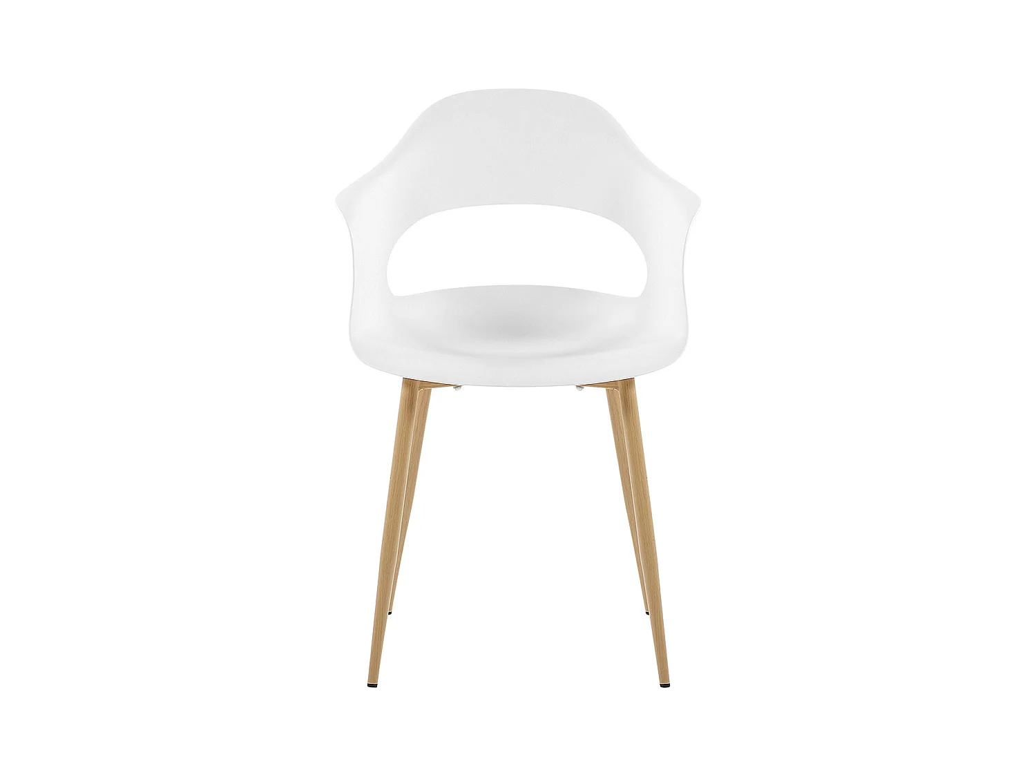 Set van 2 eetkamerstoelen UTICA Wit