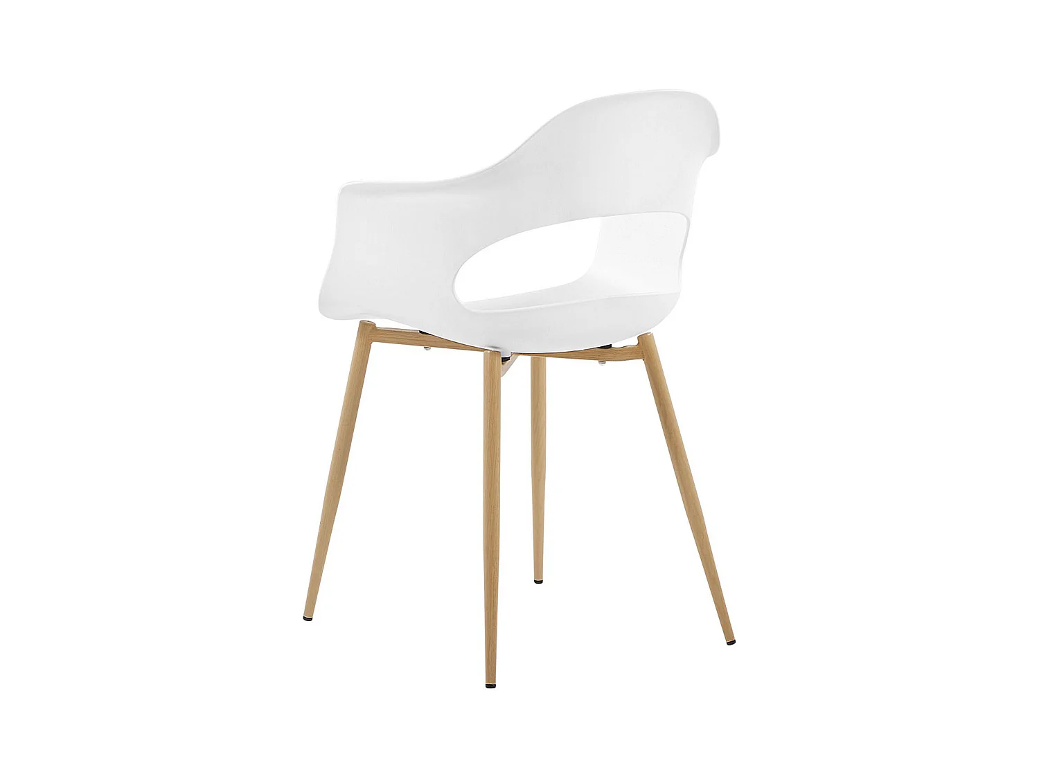 Set van 2 eetkamerstoelen UTICA Wit