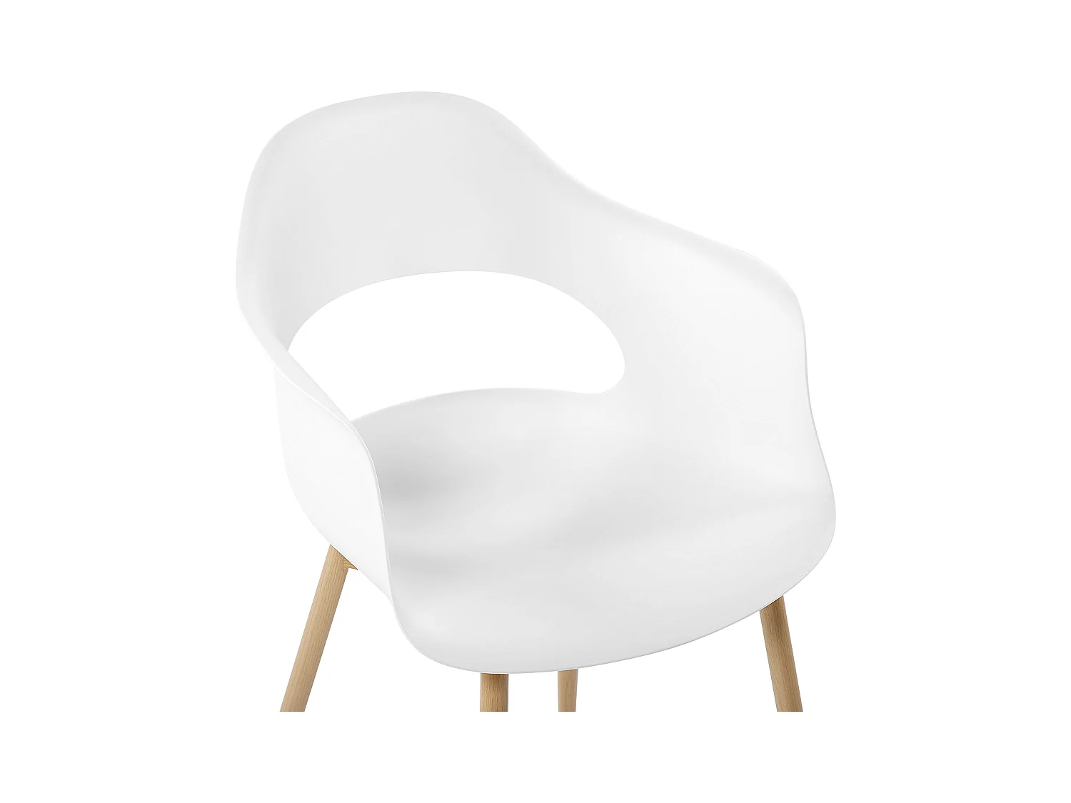 Set van 2 eetkamerstoelen UTICA Wit