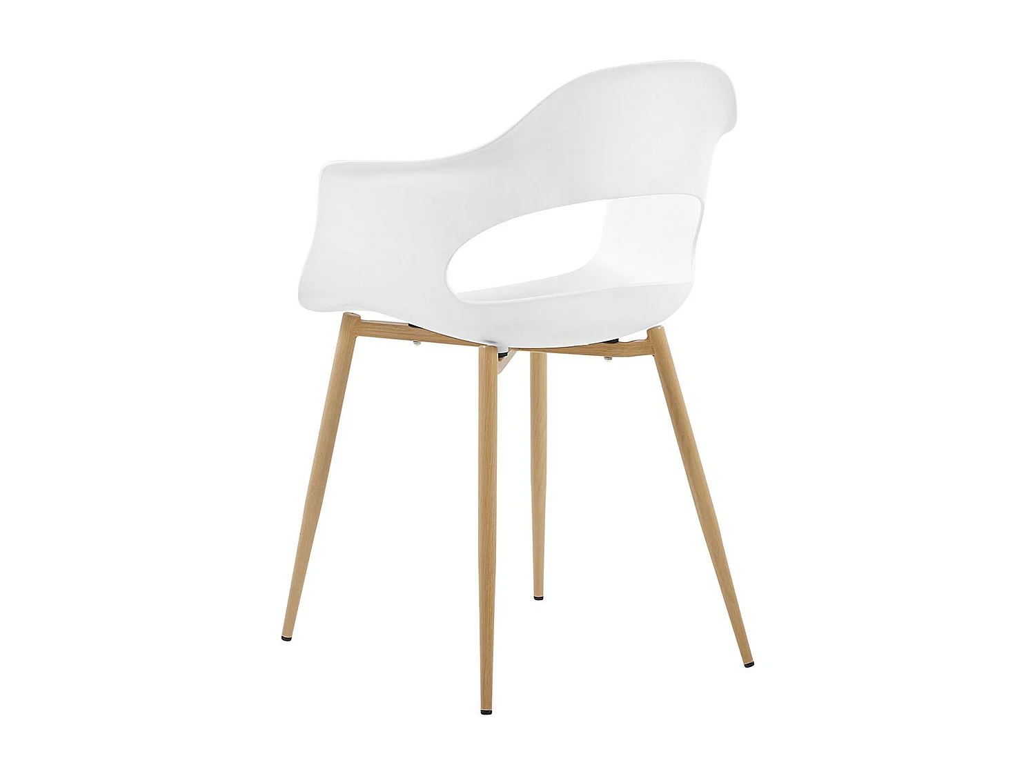 Conjunto de 2 sillas de comedor UTICA Blanco