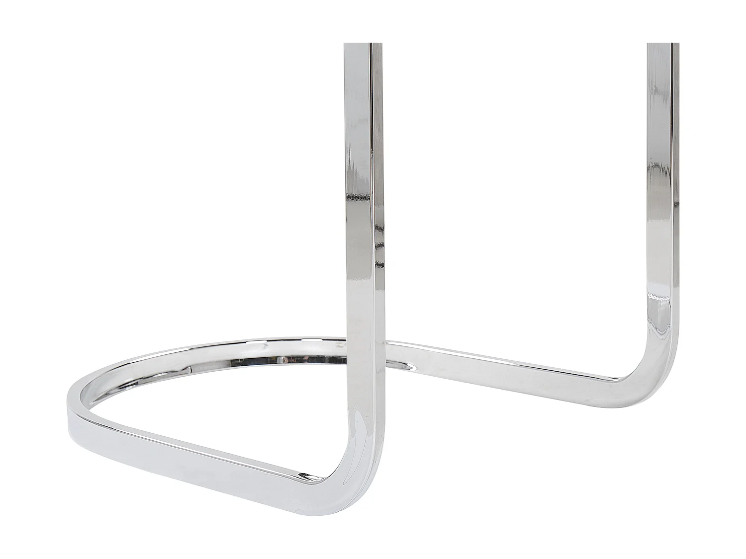 Set van 2 eetkamerstoelen ALTOONA Fluweel Zwart