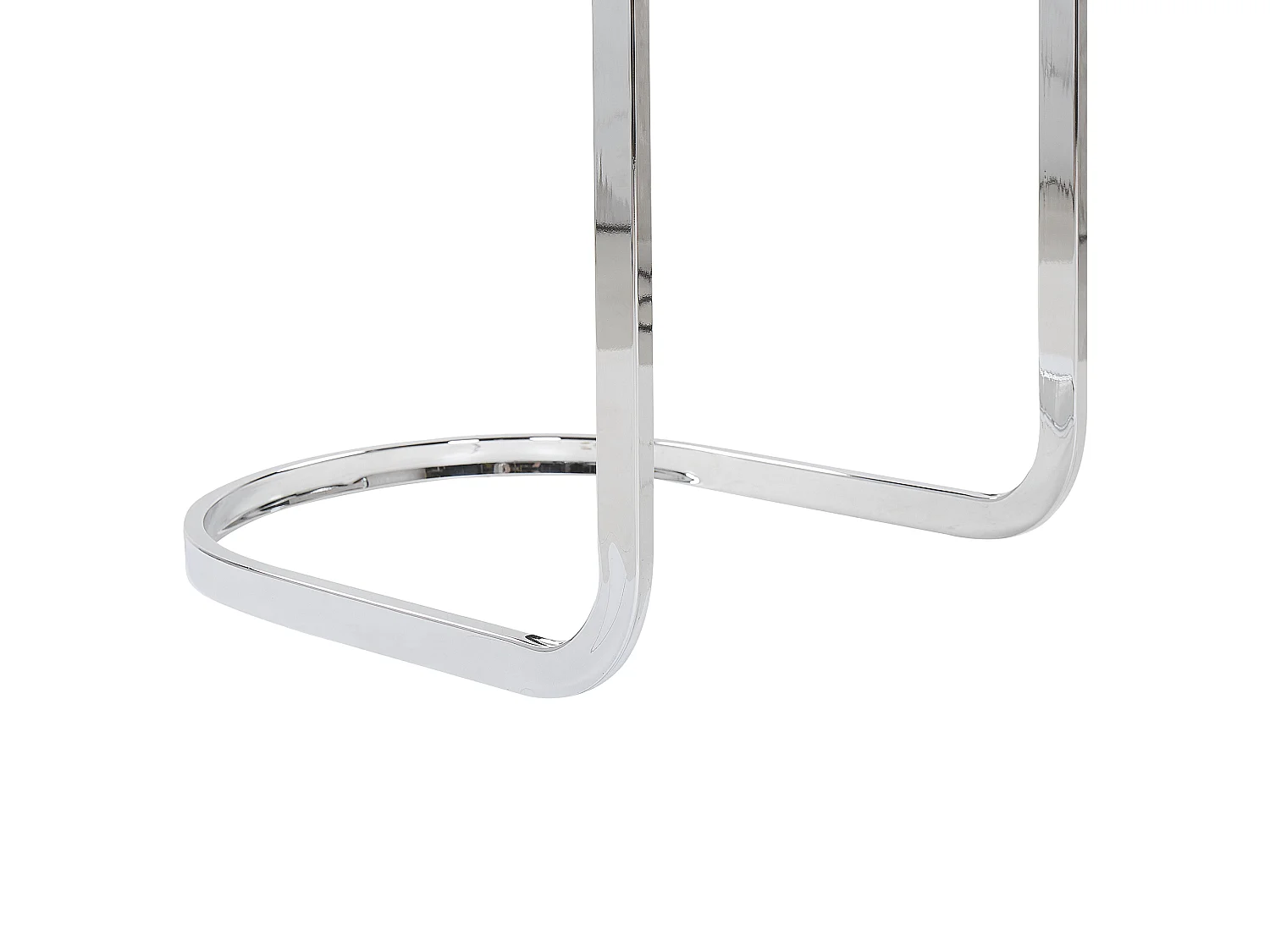 Set van 2 eetkamerstoelen ALTOONA Fluweel Zwart