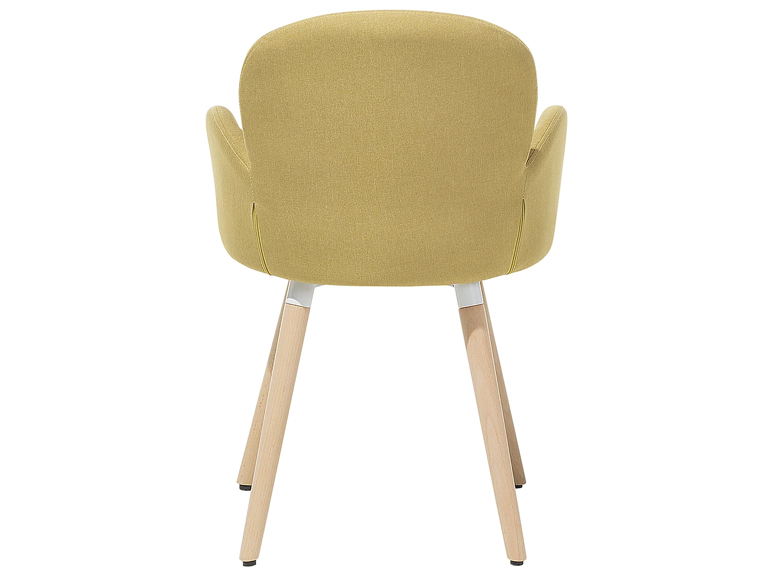 Set van 2 eetkamerstoelen BROOKVILLE Geel