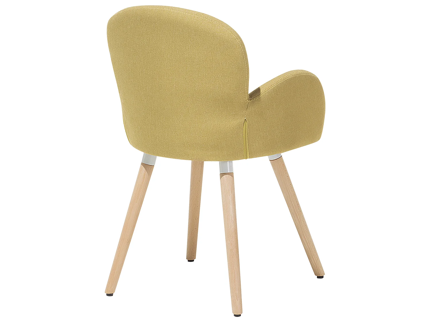 Set van 2 eetkamerstoelen BROOKVILLE Geel