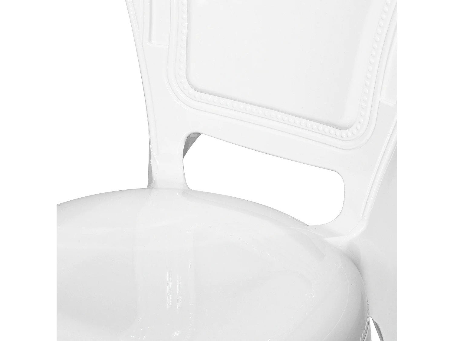 Conjunto de 2 cadeiras de jantar VERMONT Branco