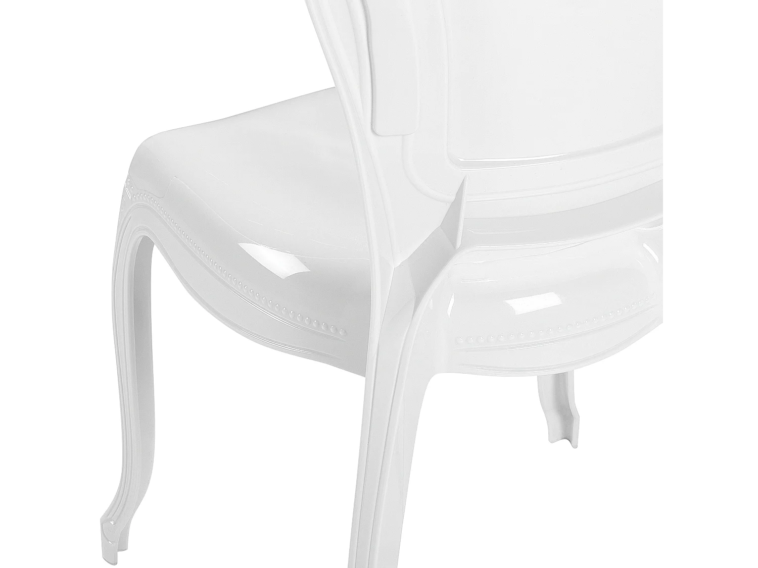 Conjunto de 2 cadeiras de jantar VERMONT Branco