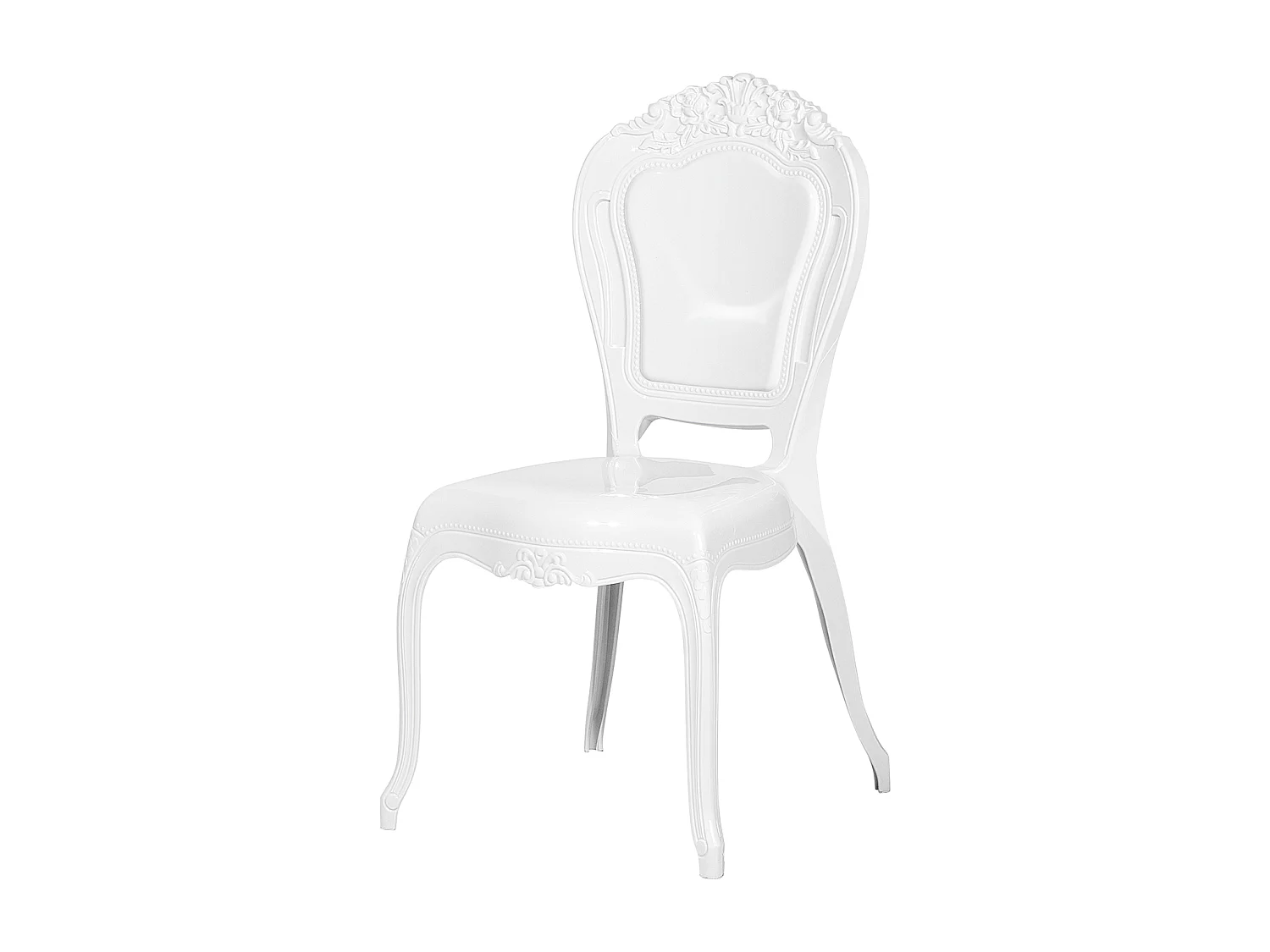 Lot de 2 chaises de salle à manger VERMONT Blanc
