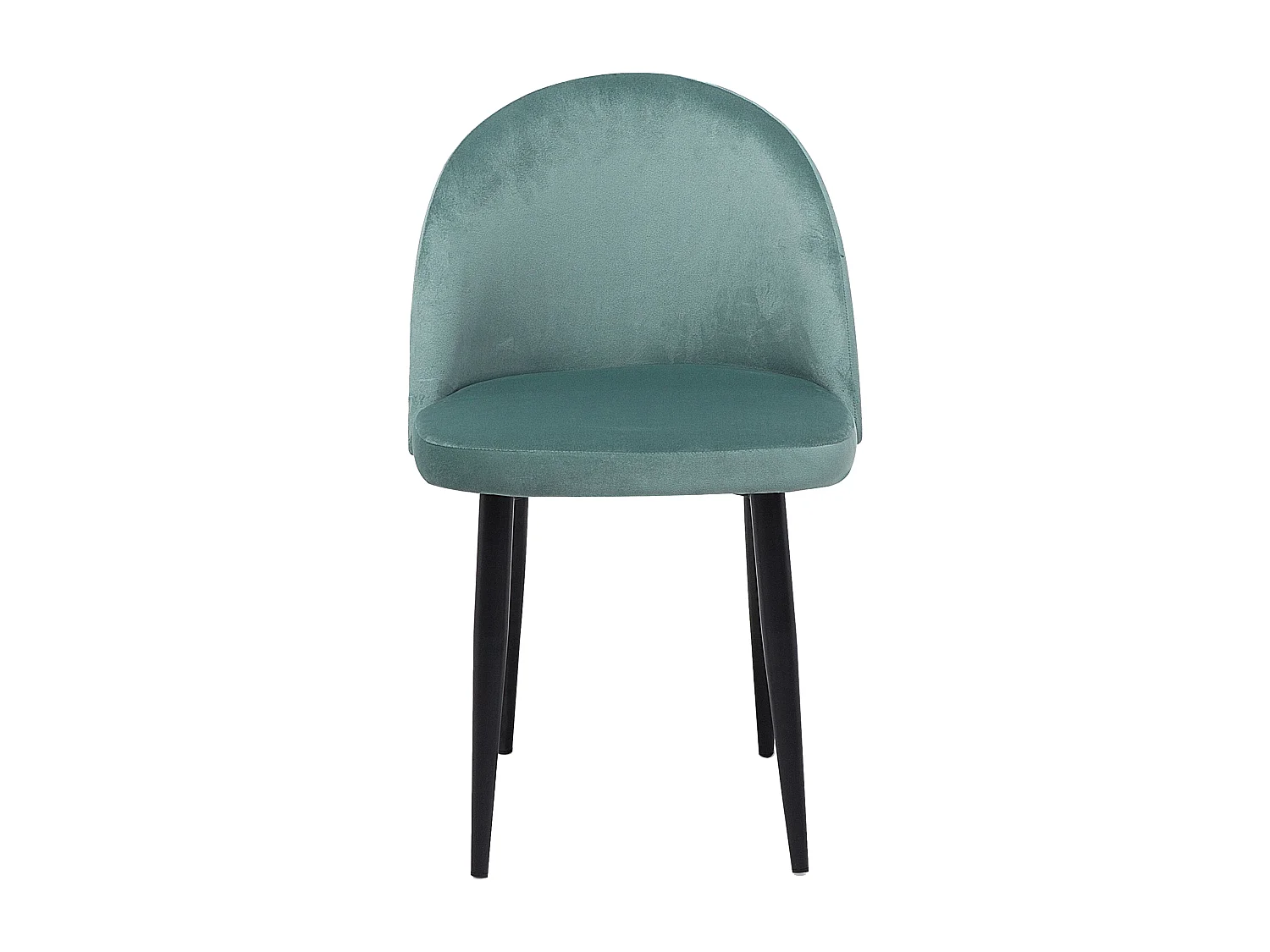 Lot de 2 chaises de salle à manger VISALIA Velours Vert menthe