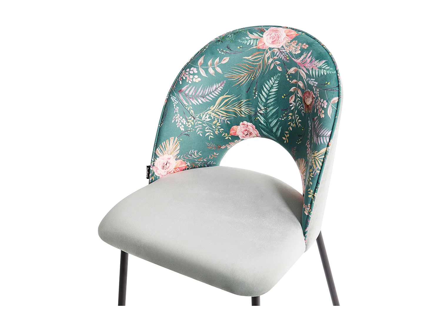 Lot de 2 chaises de salle à manger COVELO Velours Vert menthe