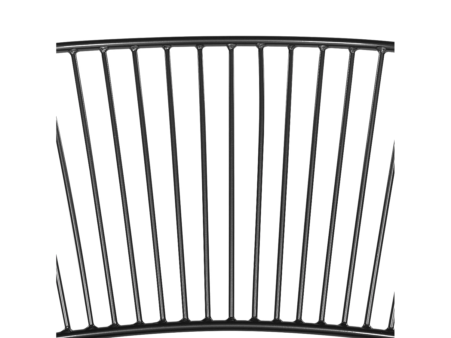 Lot de 2 chaises de salle à manger RIGBY Métal Noir